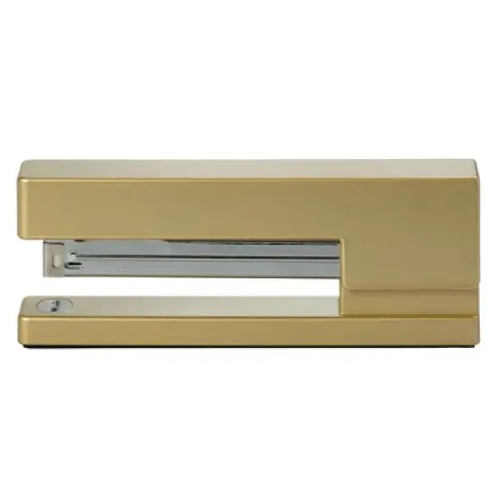 JAM Paper Modern Desk Stapler - Gold: Office Supplies, Plastic, Clips & Fasteners, 1.12" Height, 2.5" Width image {1}