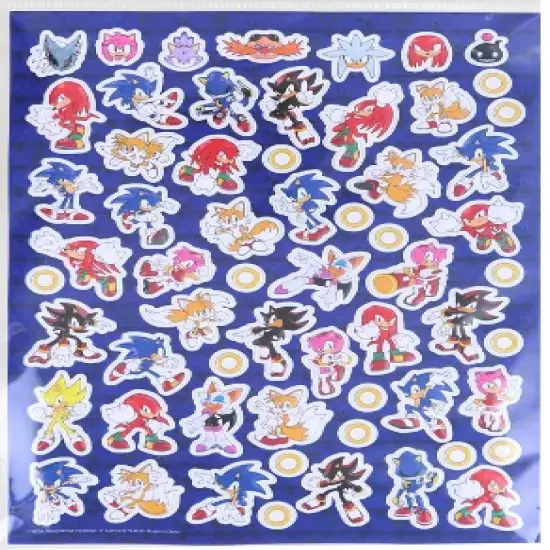Innovative Designs Sonic the Hedgehog Raised Sticker Sheet image {2}