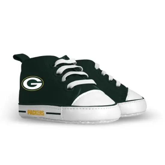 Baby Fanatic 2 Piece Bid and Shoes - NFL Green Bay Packers - White Unisex Infant Apparel image {1}