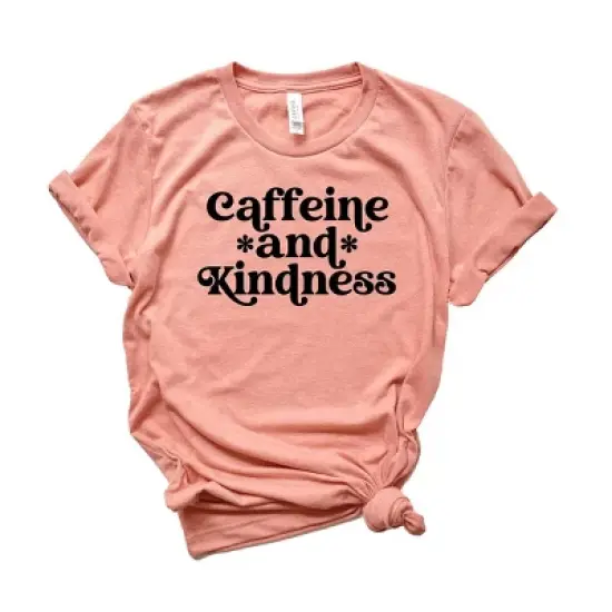 Simply Sage Market Women's Caffeine And Kindness Short Sleeve Graphic Tee image {4}