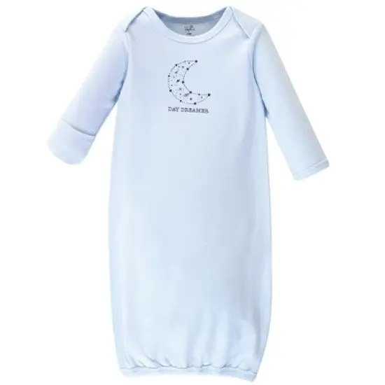 Touched by Nature Infant Boy Organic Cotton Gowns, Constellation, Preemie/Newborn image {1}