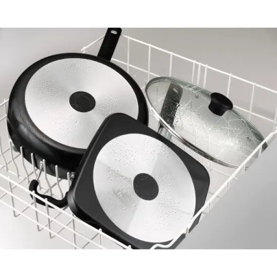 T-Fal Initiatives 5qt Ceramic Jumbo Cooker - Black image {3}