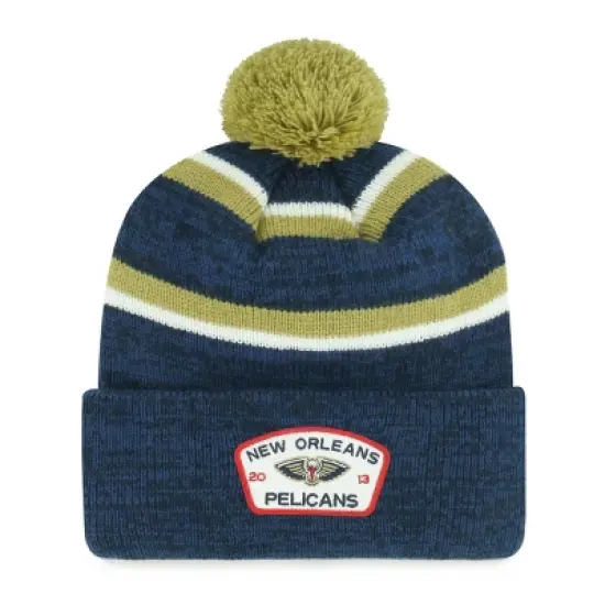 NBA New Orleans Pelicans Couliour Knit Beanie with Pom image {2}
