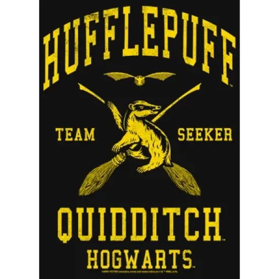 Girl's Harry Potter Hufflepuff Quidditch Seeker T-Shirt image {1}