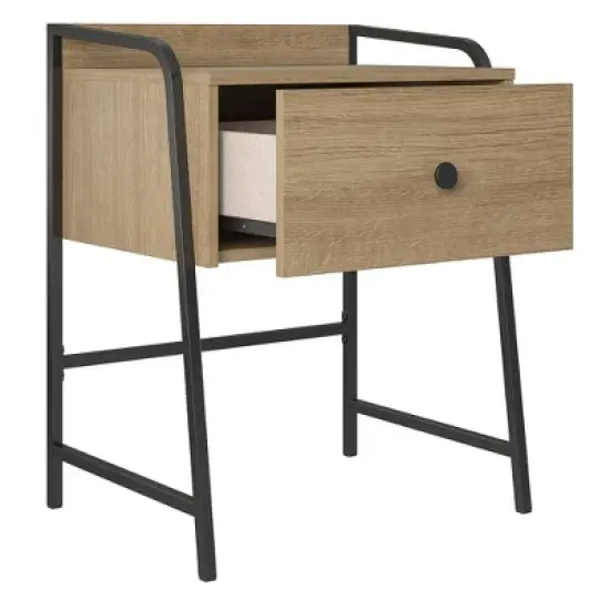 Bushwick Nightstand with Drawer Natural - Novogratz image {7}