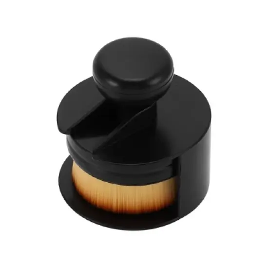 Unique Bargains Durable Push-Pull Dust Nail Brush 2.48"x2.28" Black 1 Pc image {6}