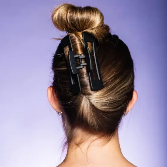 Gimme Beauty Rectangle Claw Clip - Black/Tortoise - 2pc image {2}
