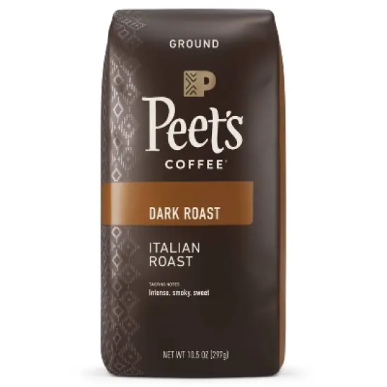 Peet's Italian Dark Roast Ground Coffee - 10.5oz image {7}