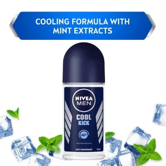 Nivea for Men Cool Kick Anti-Transpirant Deodorant (3 Pack) image {5}