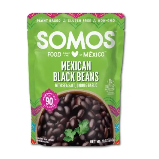 Somos Mexican Black Beans Ready to Eat - 10oz image {6}