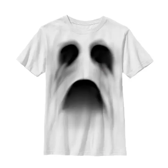 Boy's Lost Gods Halloween Creepy Ghost Face T-Shirt image {3}
