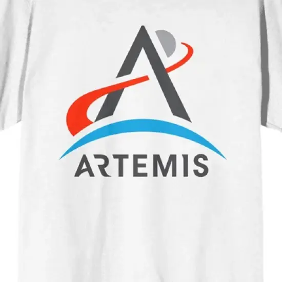 NASA Artemis Logo Women's White T-shirt image {1}