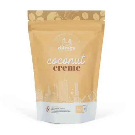 Chicago French Press Coconut Cr&egrave;me Medium Roast Coffee - 8oz image {1}