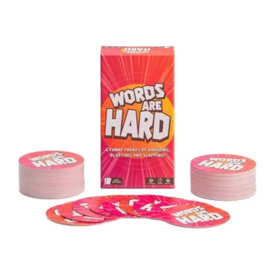 Lost Boy Entertainment Words Are Hard Board Game: Language Skills Focus, 20-Minute Play, Includes Cards & Instructions image {5}