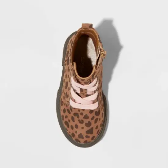 Toddler Girls' Amaya Zipper Lace-Up Combat Boots - Cat & Jack&trade; image {2}