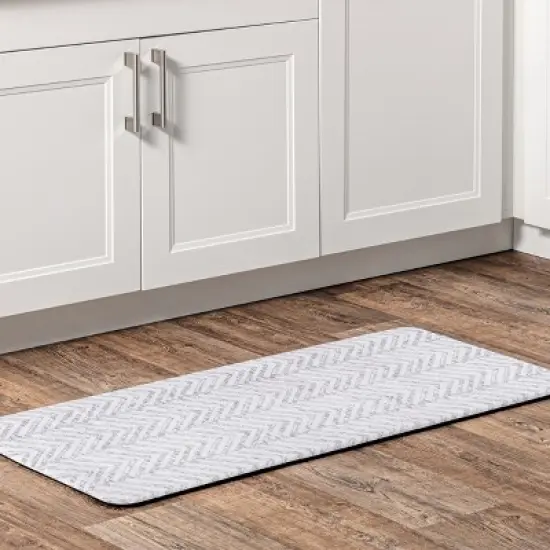 nuLOOM Rosanne Geometric Anti Fatigue Kitchen or Laundry Room Comfort Mat image {5}