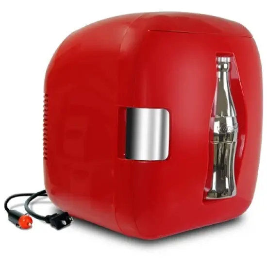 Coca-Cola Heritage 12 Can Portable Cooler/Warmer 12V DC 110V AC 7.9L - Red image {1}