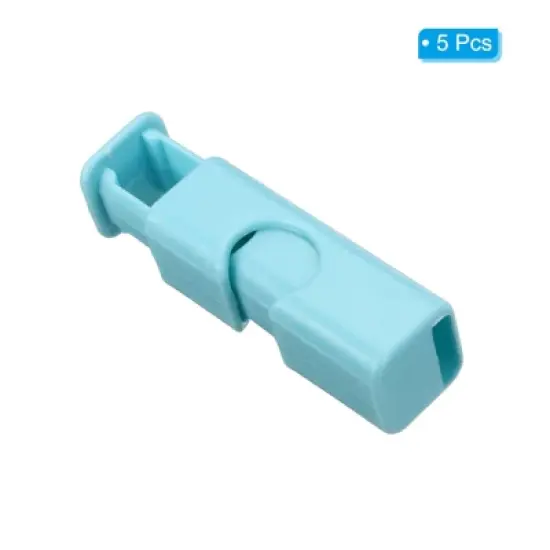 Unique Bargains Easy Squeeze Lock Bread Bag Cinch Clips 5 Pcs image {2}