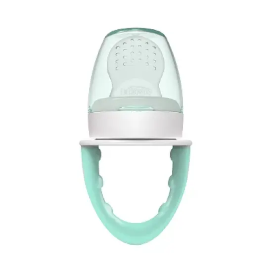 Dr. Brown's Fresh Firsts Silicone Feeder - Mint & Gray - 2pk image {3}
