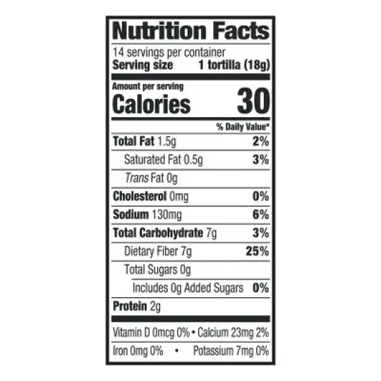 Guerrero Street Taco Size Zero Net Carbs Jalapeno Tortillas - 14ct / 8.89oz image {7}