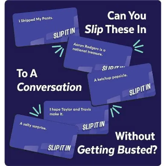 Asmodee Slip It In Card Game: Party Card Game for 3-12 Players, Enhances Language Skills image {2}
