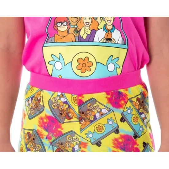 Scooby Doo Girls' Mystery Machine Shirt And Pants 2 PC Pajama Set image {4}