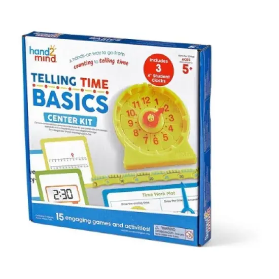 hand2mind Telling Time Basics Center Kit image {3}