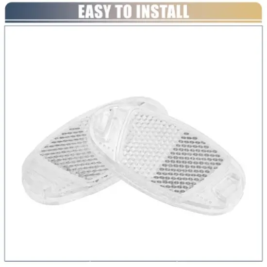 Unique Bargains Bicycle Warning Reflector for Bike Bicycle ABS 2pcs image {4}