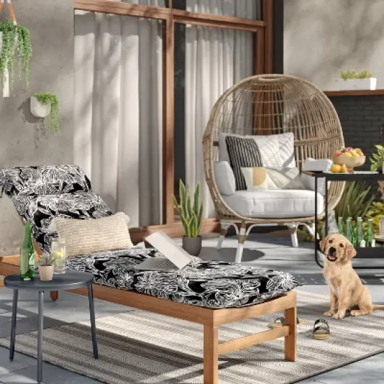 Threshold&trade; - Floral Tapestry Indoor Outdoor Rug image {1}