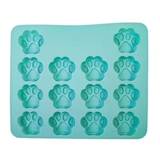 American Pet Supplies Set of Dog Bone and Paw Print 3 in 1 Silicone Baking Treat Trays image {6}
