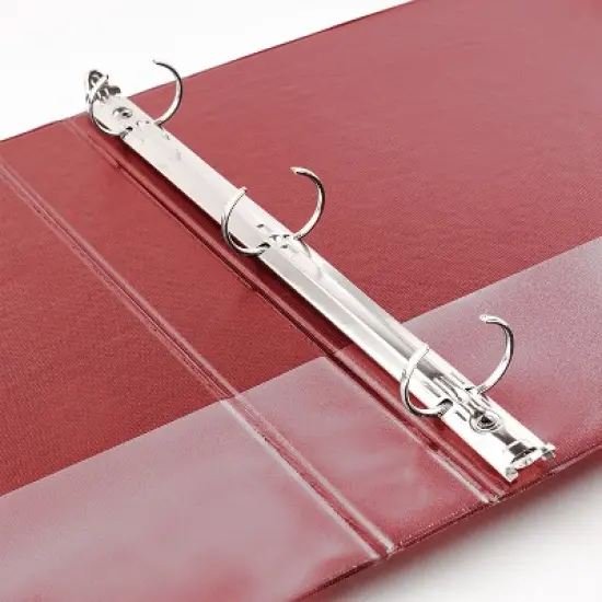 Avery Economy 3 Ring Binder, 1 Inch Round Rings, 4 Red Binders (03310) image {7}