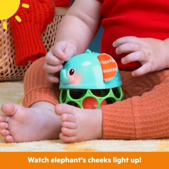 Bright Starts Giggle & Glow Musical Light-Up Rattle Easy-Grasp Elephant image {3}