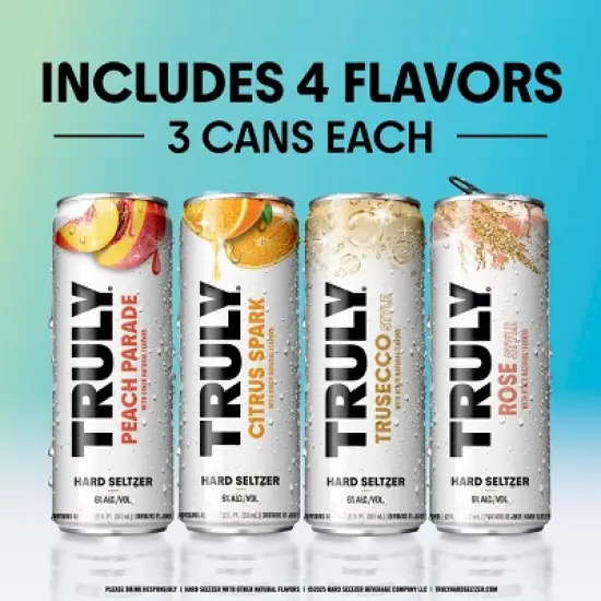 Truly Hard Seltzer Variety Pack - 12pk/12 fl oz Cans image {1}