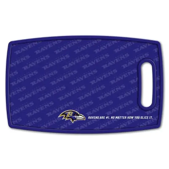 NFL Baltimore Ravens Logo Series Cutting Board image {1}