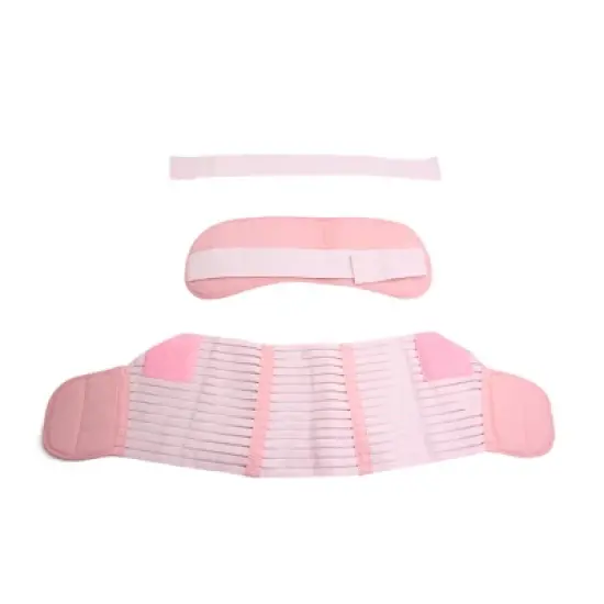 Unique Bargains Maternity Antepartum Belt Pregnant Women Abdominal Support Waist Belly Band Pink image {4}