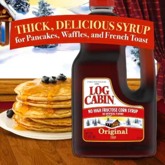 Log Cabin Original Syrup, 64 Fl Oz (Pack of 2) image {2}