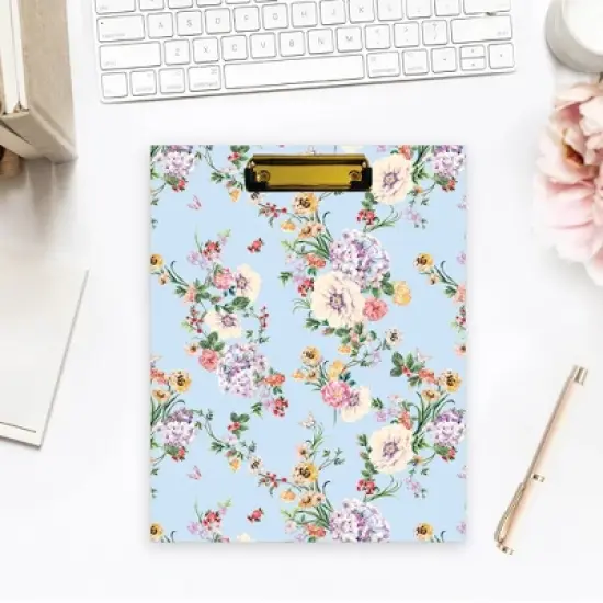 Day Designer Matte Lam Clipfolio Springtime Blue image {1}