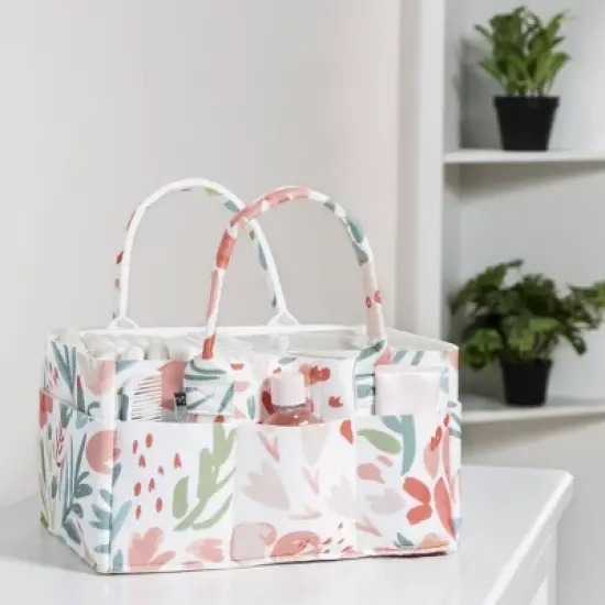 Sammy & Lou Printed Felt Storage Caddy - Painterly image {4}