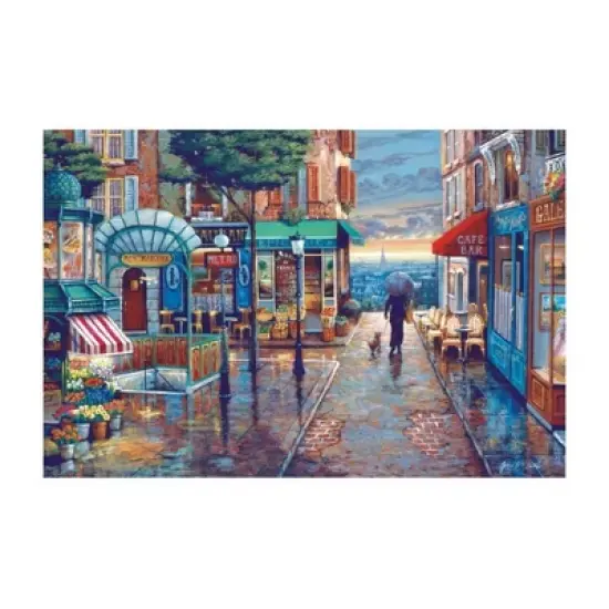 Wuundentoy Premium Edition: Walking Under the Rain Jigsaw Puzzle - 1000pc image {1}
