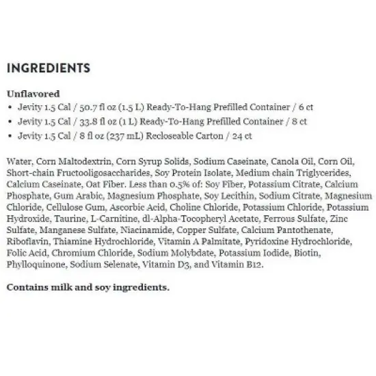 Jevity 1.5 Cal With Fiber Liquid Ready To Hang 1L/33.8 oz, Case of 8 image {2}