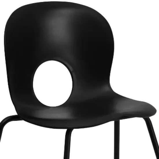 Emma and Oliver Multipurpose Designer Plastic Cafe Stack Chair image {4}