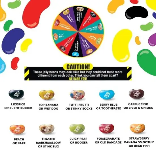Jelly Belly Bean Boozled Jelly Bean with Spinner Gift Box 4th Edition 3.5oz image {1}