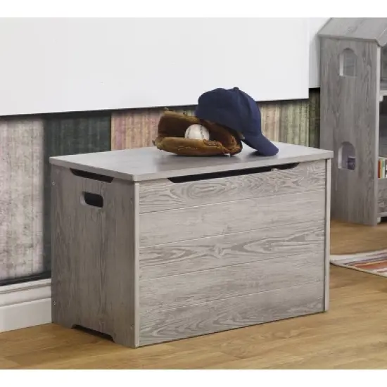 Sorelle Farmhouse Toy Box Crib - Panel Gray image {1}