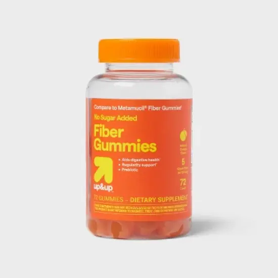 Fiber Multi-Symptom Relief Gummies - Orange - 72ct - up&up&trade; image {4}