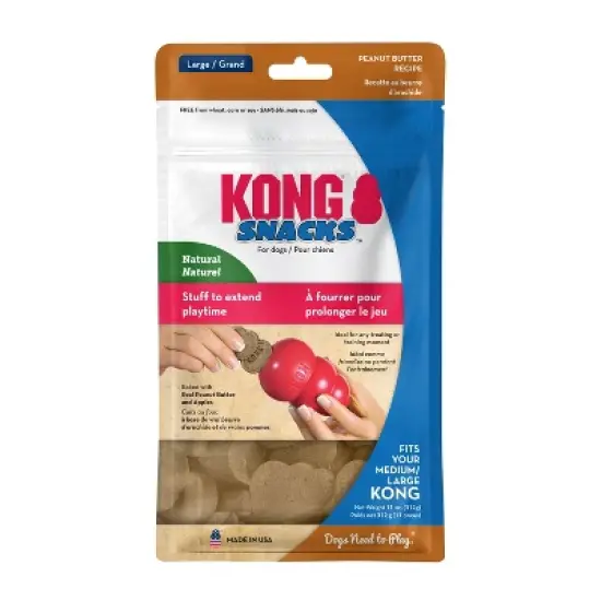 KONG Peanut Butter Dog Treats - L - 11oz image {4}