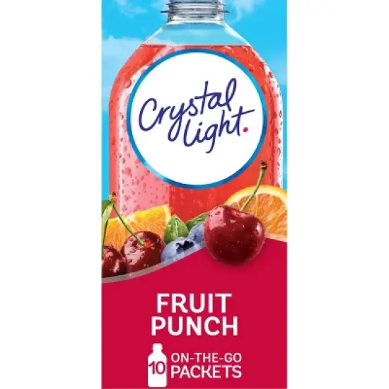 Crystal Light On-the-Go Fruit Punch Drink Mix - 10pk/0.09oz image {9}