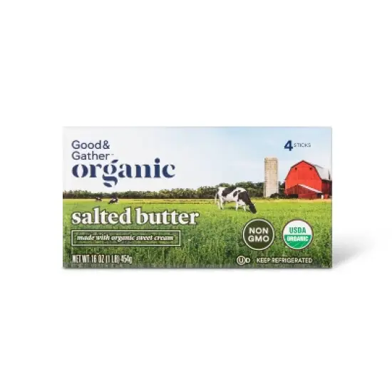 Organic Salted Butter - 1lb - Good & Gather&trade; image {3}