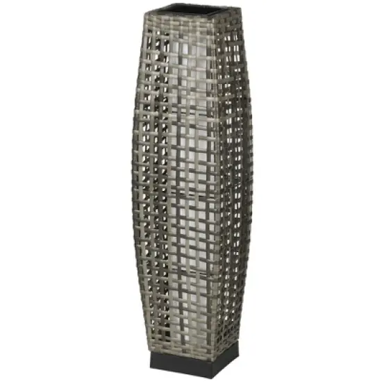 Gulches Decorative Garden Light Post, 30.75", Weatherproof Gray image {8}