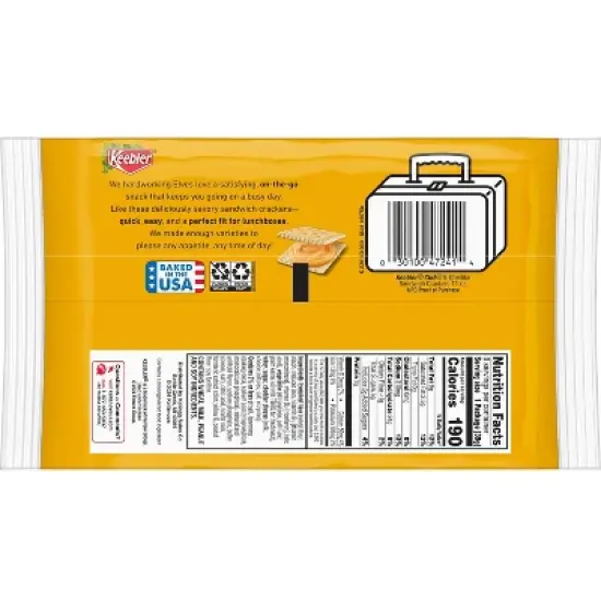 Keebler Club & Cheddar Sandwich Crackers - 11oz/8ct image {6}