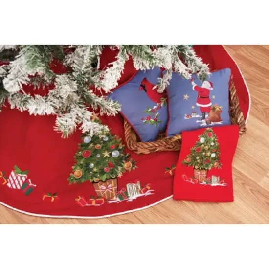C&F Home Holiday Tree Towel image {4}